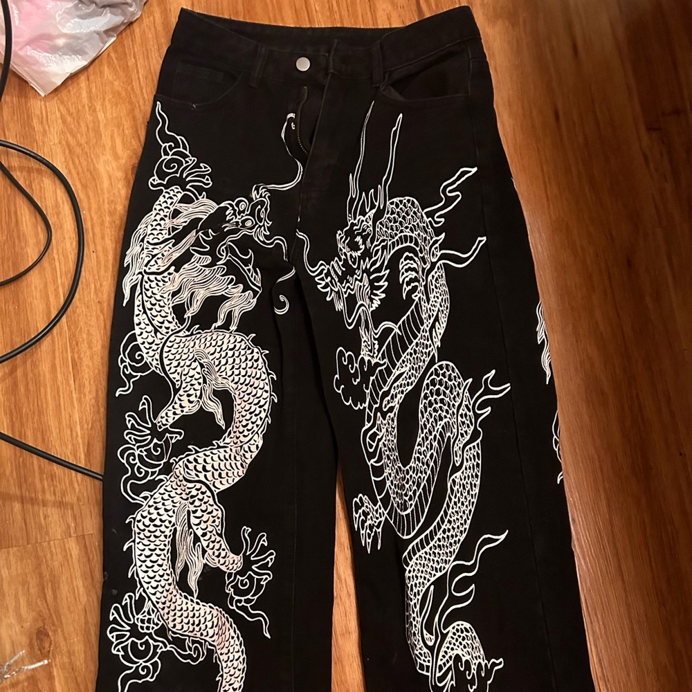 Worn jeans no damage